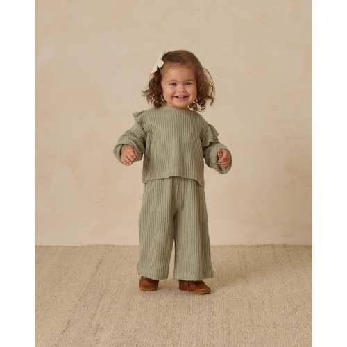 Ruffle Cozy Set || Fern – 12-18M