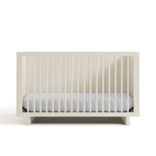 Storkcraft Kyoto 3-in-1 Convertible Crib With Guardrail - Frosted Oat