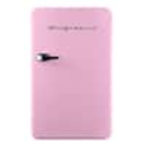 Frigidaire 3.2 cu. ft. Mini Retro Fridge in Pink with Freezer EFR372-PINK-COM