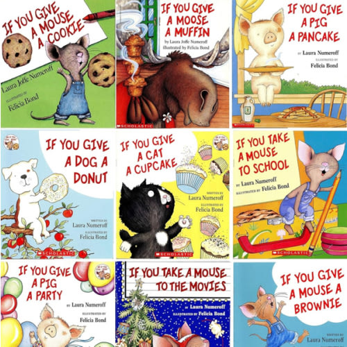 If You Give a Mouse a Cookie Series: 9 Book Set