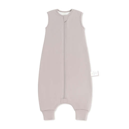 Organic Cotton Sleeveless Zip Sleep sack with legs 1.0 TOG - Smoky Pink