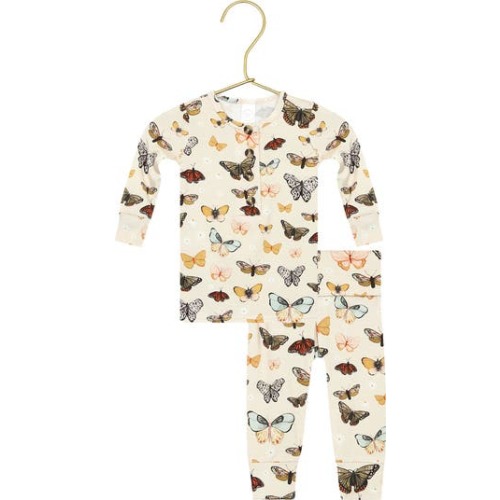 Print Henley & Pants Set, 0-3M