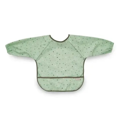 Plum Smock Bib Olive | Baby Bunting AU