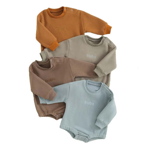 BUBS Long-Sleeve Onesie - Hazel & Bo