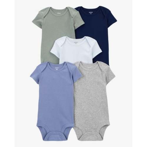 Baby 5-Pack Short-Sleeve Bodysuits - Carter's | Carter's