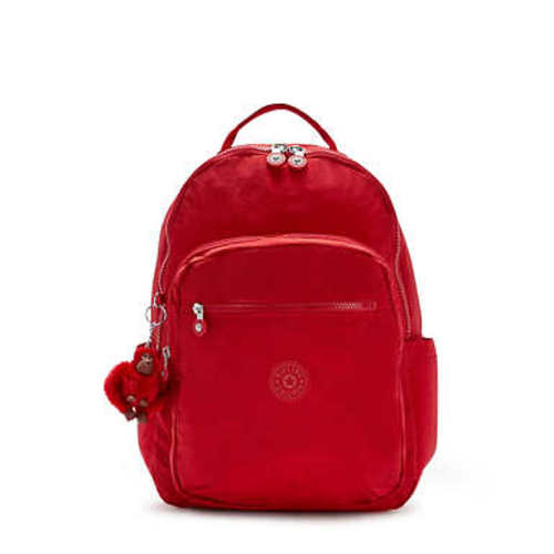 Seoul Large 15" Backpack - Cherry Tonal | Kipling
