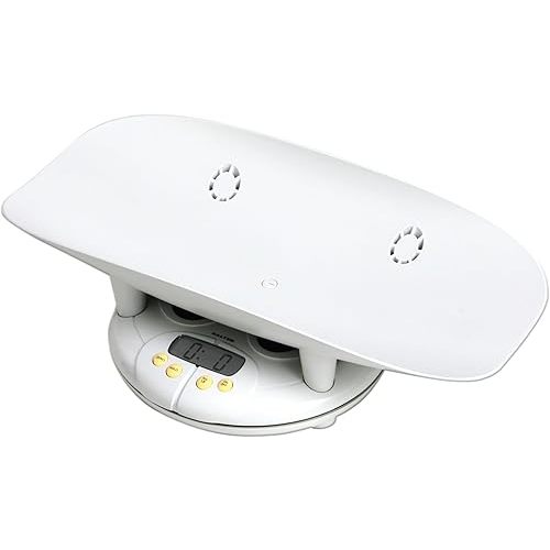 Salter Baby, Toddler, Pet Scale, Perfect Readings for Before and After Feedings and Parents and Breeders, 3-in-1 Function, Designed for Infants, Toddlers, and Pets, Hold Button, 44 LB Capacity, White