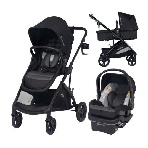 Baby Trend Passport Switch 6-in-1 Modular Travel System with (with EZ-Lift™ PLUS) - Black Yarn