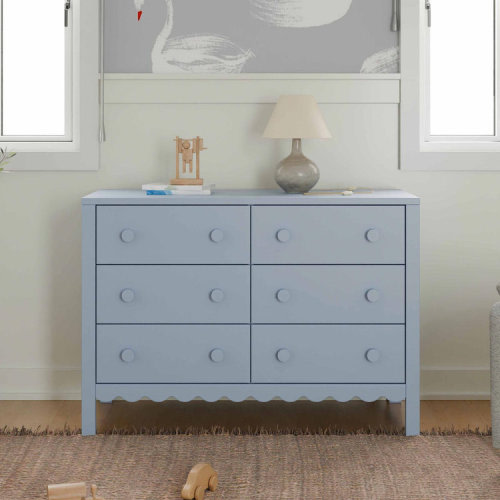 DaVinci, Sammy Scallop 6-Drawer Dresser | Zola Baby