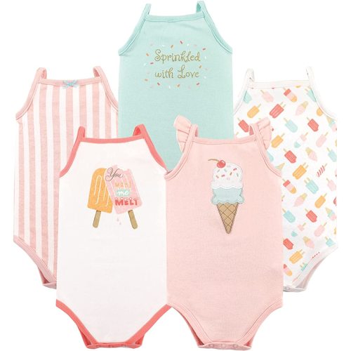 Hudson Baby Unisex Baby Cotton Sleeveless Bodysuits