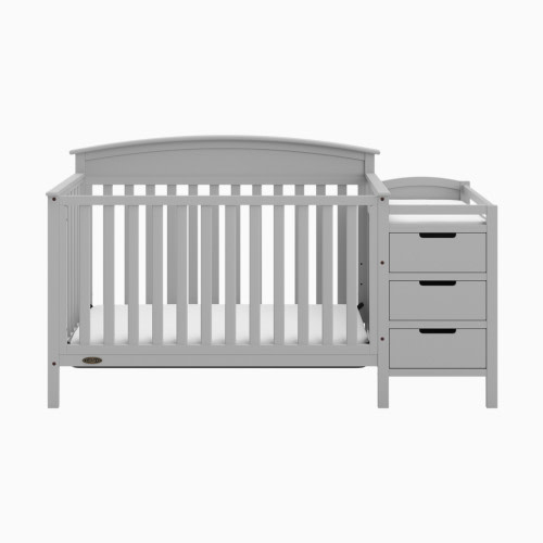 Graco Benton 4-in-1 Convertible Crib and Changer - Pebble Gray