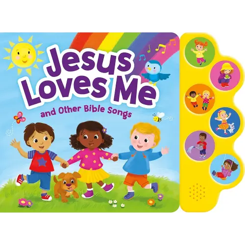 Jesus Loves Me & Other Bible Songs - Christian Sound Book for Toddlers | Interactive Board Book w/ 6 Songs & Lyrics | Faith-Based Learning