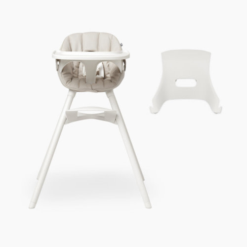 Infant to Toddler High Chair Bundle - Mono Coconut, High Chair + Infant Insert
