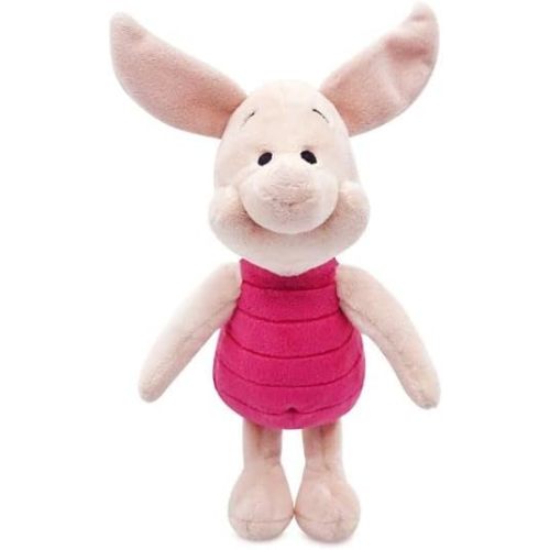 Disney Store Official Mini Bean Bag Plushies - Piglet - Cute Stuffed Animal with Detailed Sculpting, Embroidered Features, Bean Bag Bottom Plush Toys for Kids
