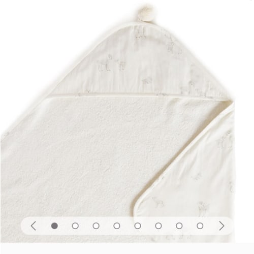 PEHR Follow Me Hooded Towel (Color: Lamb)