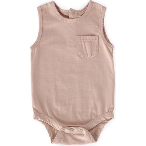 Organic Cotton Tank Bodysuit, 3-6M