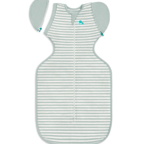 Swaddle Up™ Transition Bag 0.2 TOG Cotton Olive Stripe