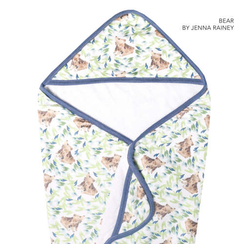 Premium Knit Hooded Towel - Bear
