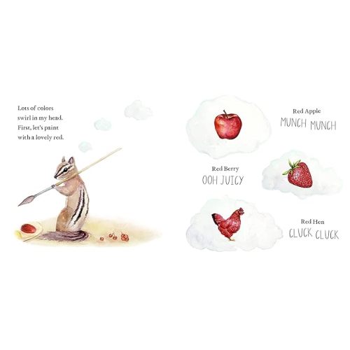 Wishy Washy: A Board Book of First Words and Colors for Growing Minds