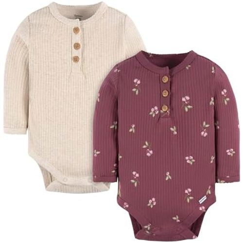 Gerber Unisex Baby Baby Boys' and Baby Girls' 2-pack Bodysuits