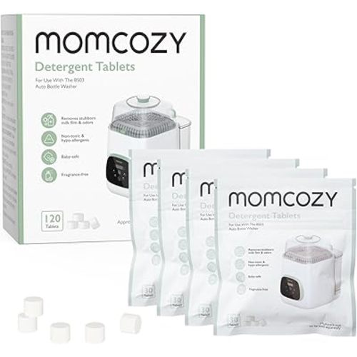 Momcozy Official Washing Block for Momcozy KleanPal Pro Baby Bottle Washer, 120 Detergent Tablets