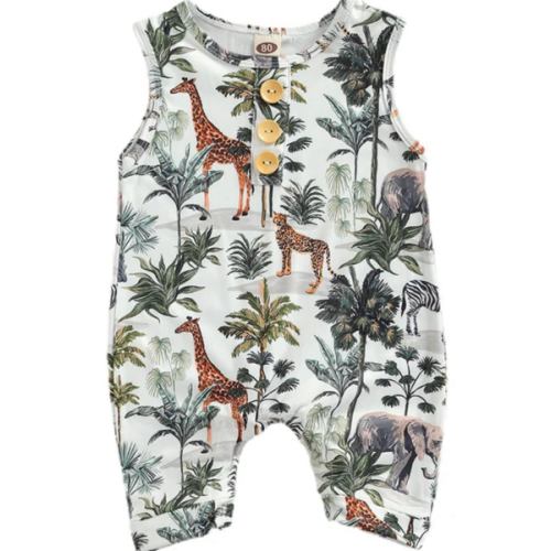 SAFARI Summer Romper - Hazel & Bo