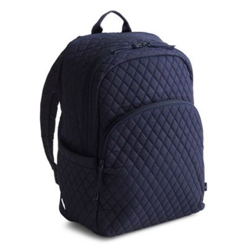 Vera Bradley Women's Outlet Cotton Essential Large Backpack Peacoat