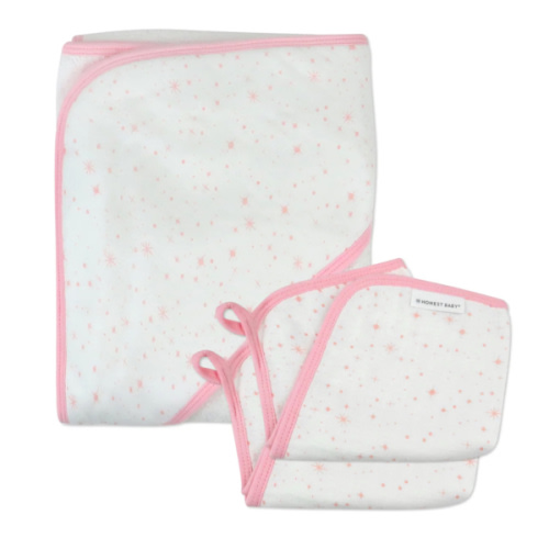 3-Piece Organic Cotton Hooded Towel Set, Twinkle Star | Honest Baby Clothing