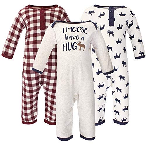 Little Treasure Unisex Baby Cotton Coveralls