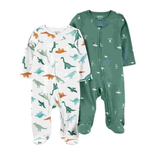 Carter's Child of Mine Baby Boy, Sleep 'n Play, 2-Pack, Sizes Preemie-6/9 months