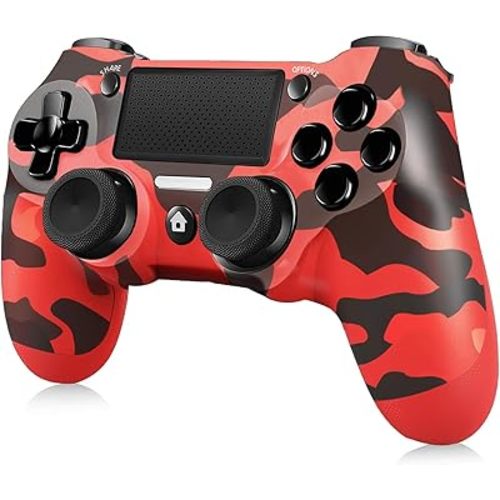 Wireless Controller Compatible with Ps4/Ps4 Slim/Ps4 Pro,with Dual Vibration Game Joystick