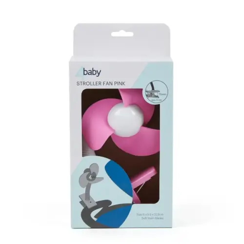 4Baby Stroller Fan Pink | Baby Bunting AU