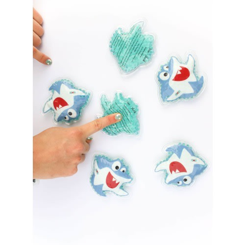 Shark Ice Pack (2 Pack) Non-Toxic Kids Ice Pack: Finn Shark | BOO BOO – BOO BOO BALL