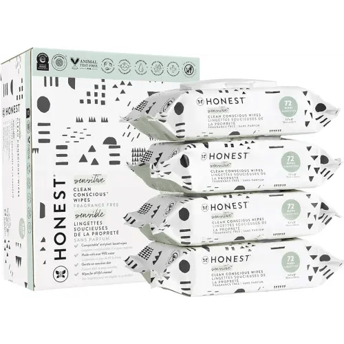 Honest Unscented Wipes 288 Count