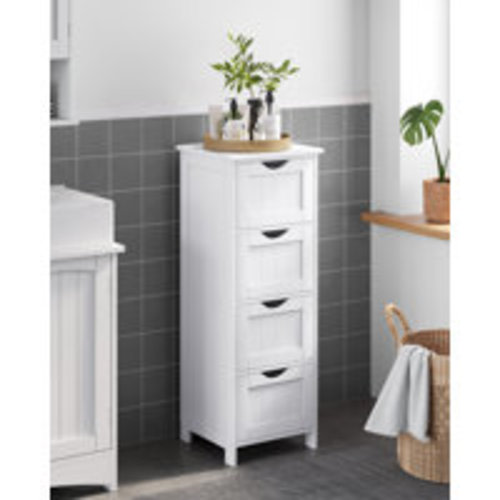 Sand & Stable Holtby 11.8" W x 32.3" H x 11.8" D Freestanding Bathroom Cabinet | Wayfair