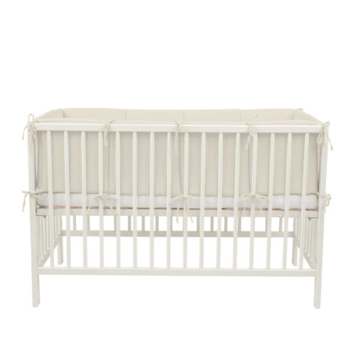 Bambula Cradle Protector Ecru 120x60cm - Minicoton