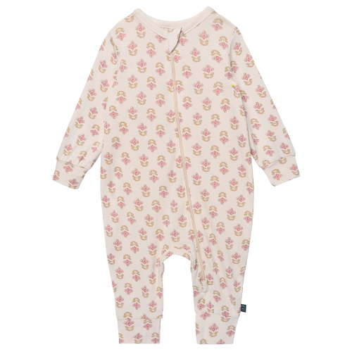 Modern Moments by Gerber Baby Neutral Super Soft Viscose Two-Way Zip Coverall, Sizes Newborn - 24 Months