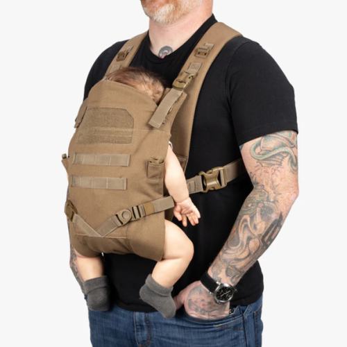 Tactical Baby Carrier® - The Ultimate Hands-Free Solution by TBG – Coyote Brown