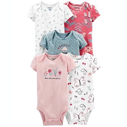 carter's® - 3-6 Months 5-Pack Floral Bodysuitscarter's®