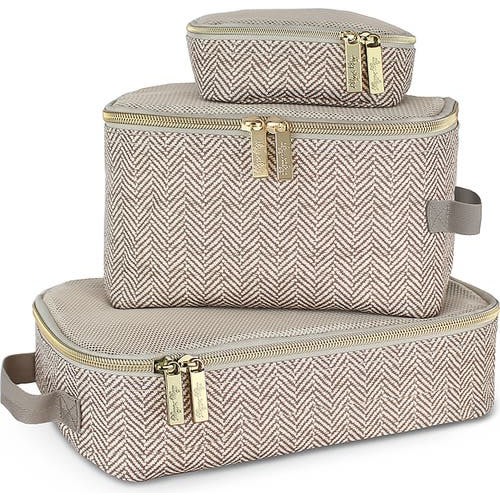 ITZY RITZY Set of 3 Travel Diaper Bags, Beige