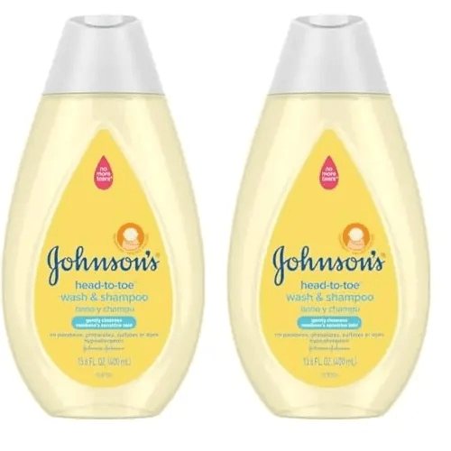 Johnson's Baby 13.6 fl. oz Head-to-Toe Baby Body Wash and Shampoo (Pack of 2)