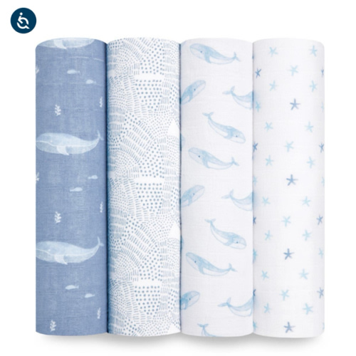 aden + anais | Oceanic Organic Muslin Swaddle Blanket 4pk