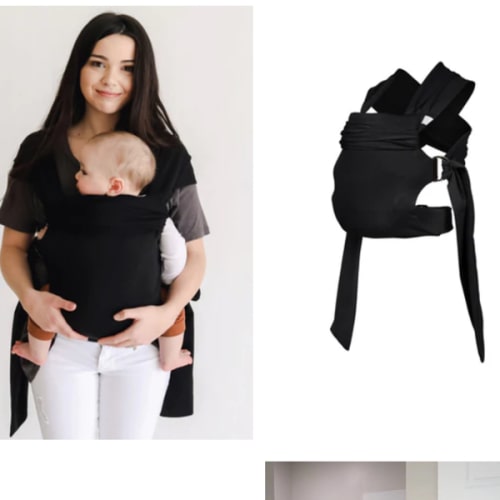 Lalabu Simple Baby Wrap | Forget The Complex Baby Sling Wrap, Grab a Simple No-Tie, Comfortable & Easy-to-Use Lalabu Baby Wearing Wrap | Infant Baby Carrier Wrap for 3 Months - 2 Years