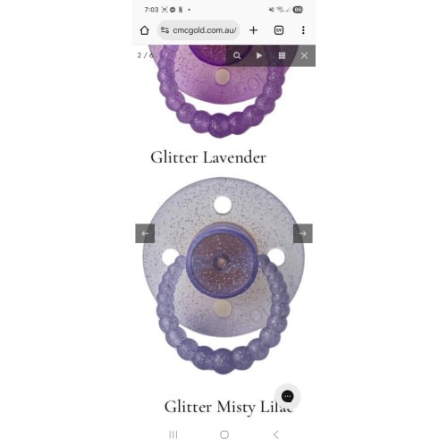 CMC Dummies Glitter Range