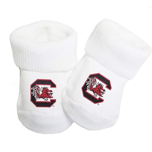 South Carolina Gamecocks Baby Toe Bootie Socks 0-9 Months