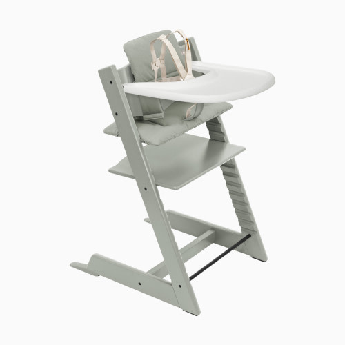 Stokke Tripp Trapp High Chair Complete² - Glacier Green/Glacier Green/White Tray