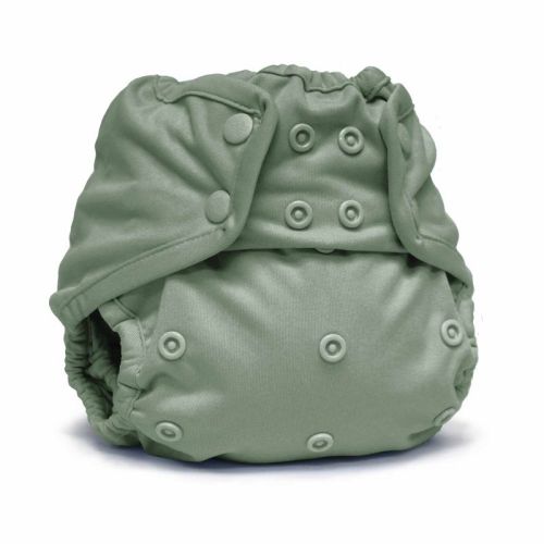 Kanga Care Rumparooz Double Leg Gusset Reusable Cloth Diaper Cover One Size Snap | Platinum Gray 6-35 lbs
