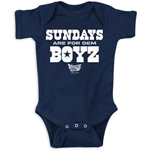 Sundays are for Dem Boyz Baby Apparel for Dallas Football Fans (NB-7T)