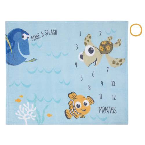 Disney Finding Nemo Blue Make a Splash Super Soft Photo Op Milestone B – NoJo Baby