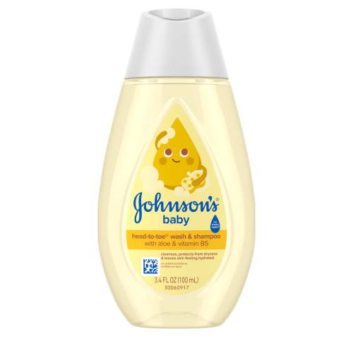 Johnson's Baby Head-To-Toe 2-in-1 Baby Wash & Shampoo, 3.4 fl. oz